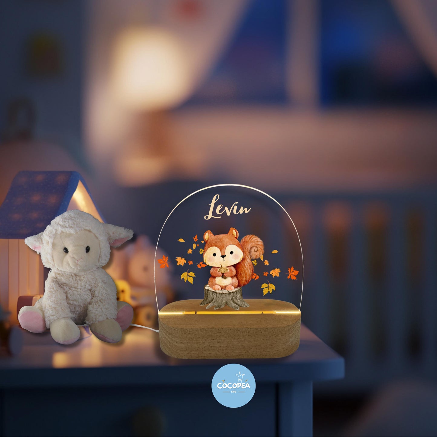 Nachtlicht Eichhörchen