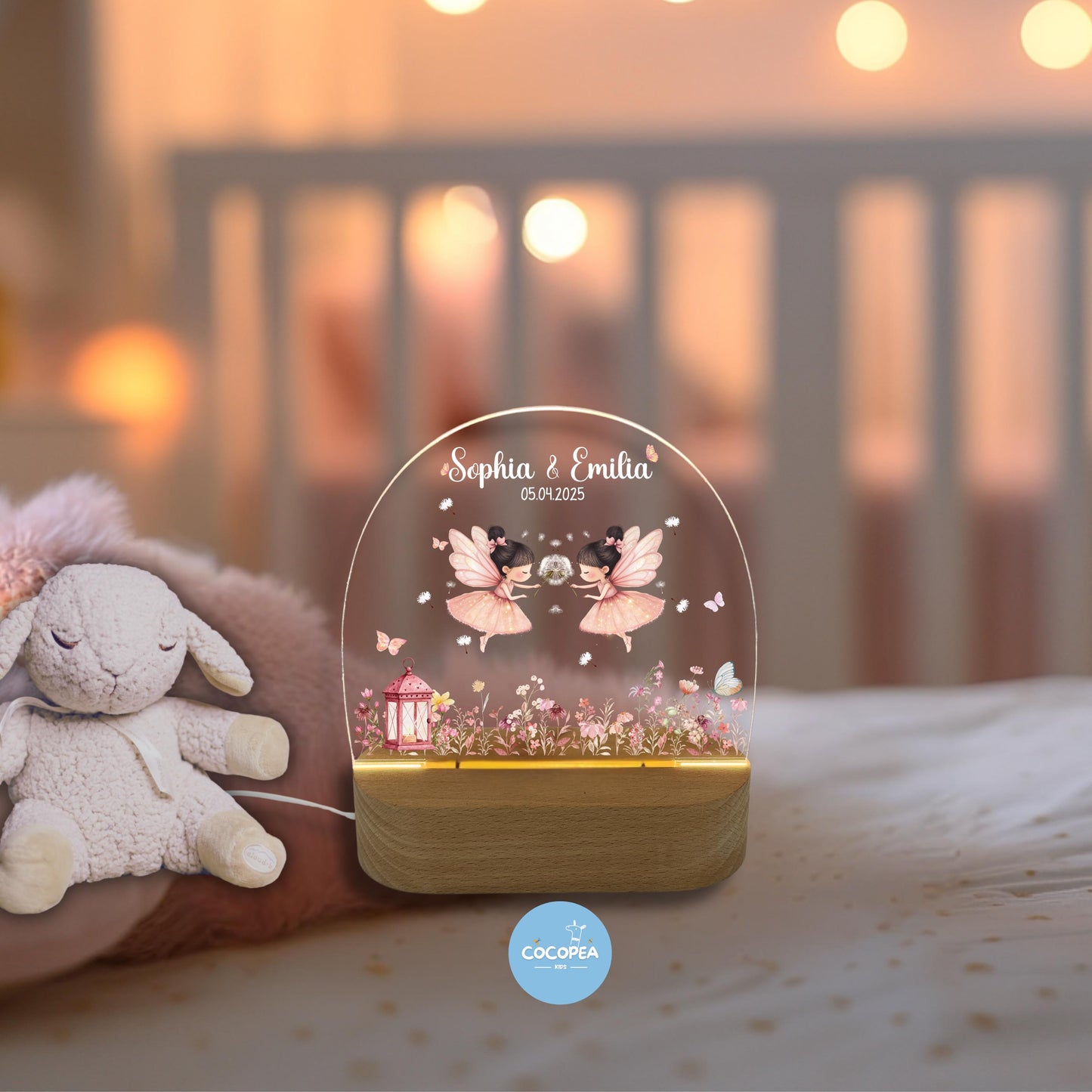 Nachtlicht Zwillinge Edition: Zauberhafte Feen