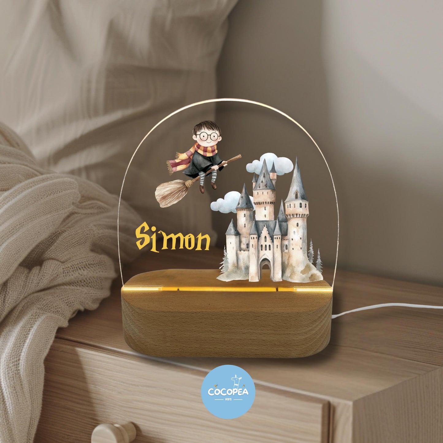 Nachtlicht Magischer Flug