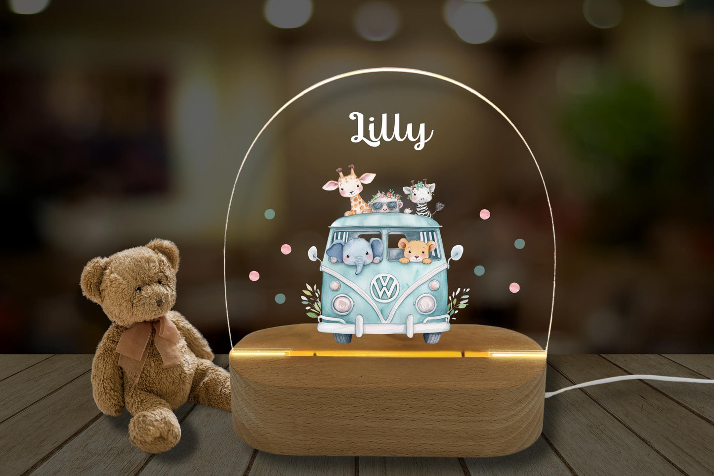 Nachtlicht Safari Wild Wheels