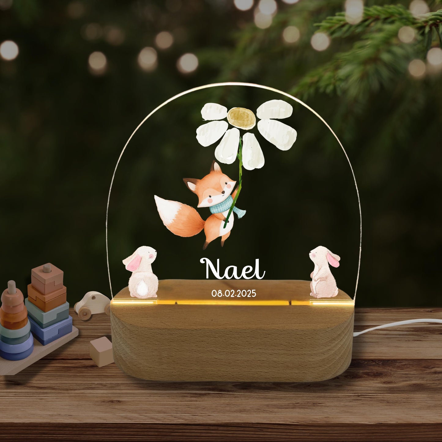 Nachtlicht Eichhörnchen