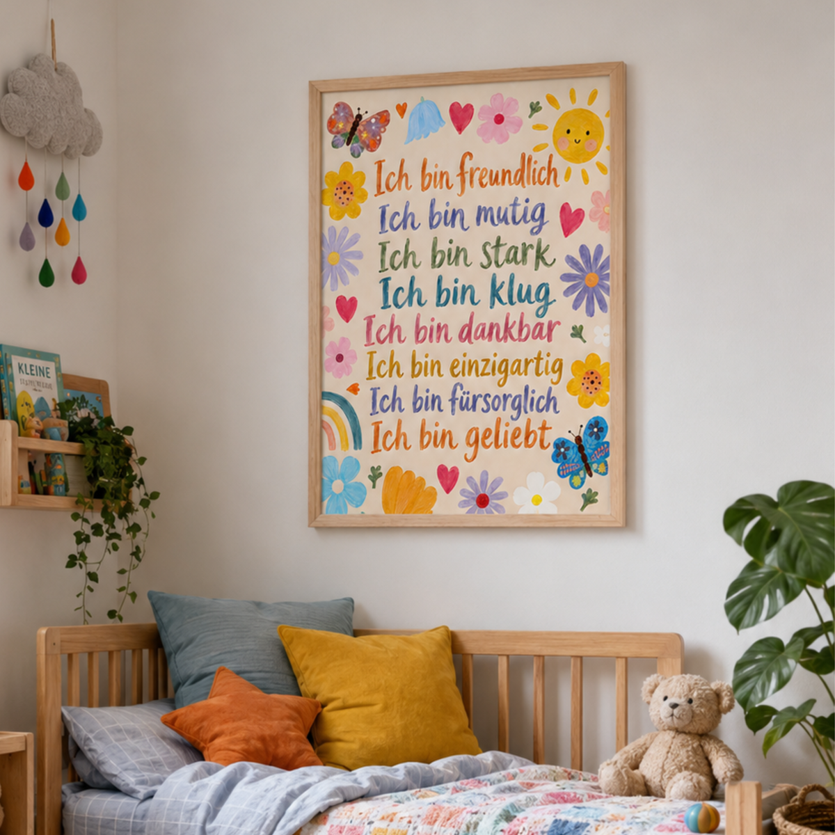 Affirmation Poster Kinderzimmer