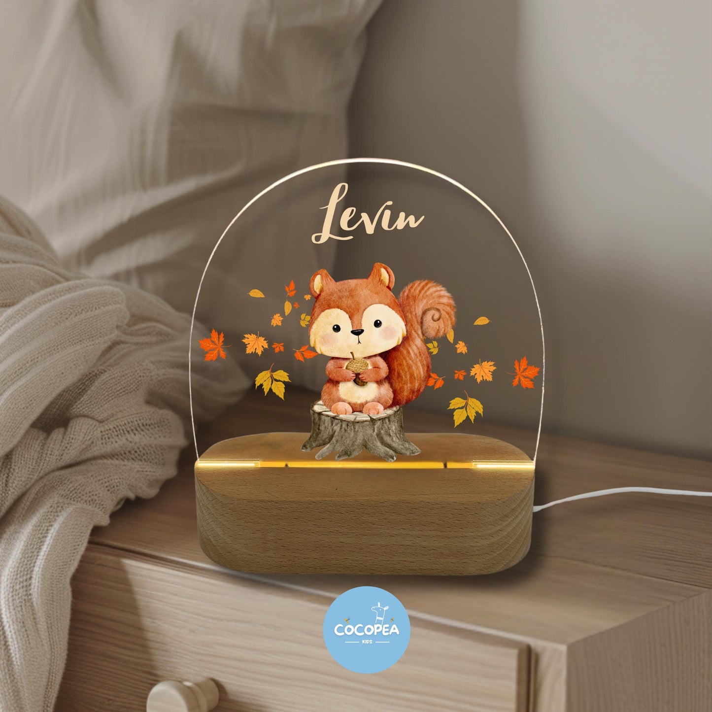 Nachtlicht Eichhörchen