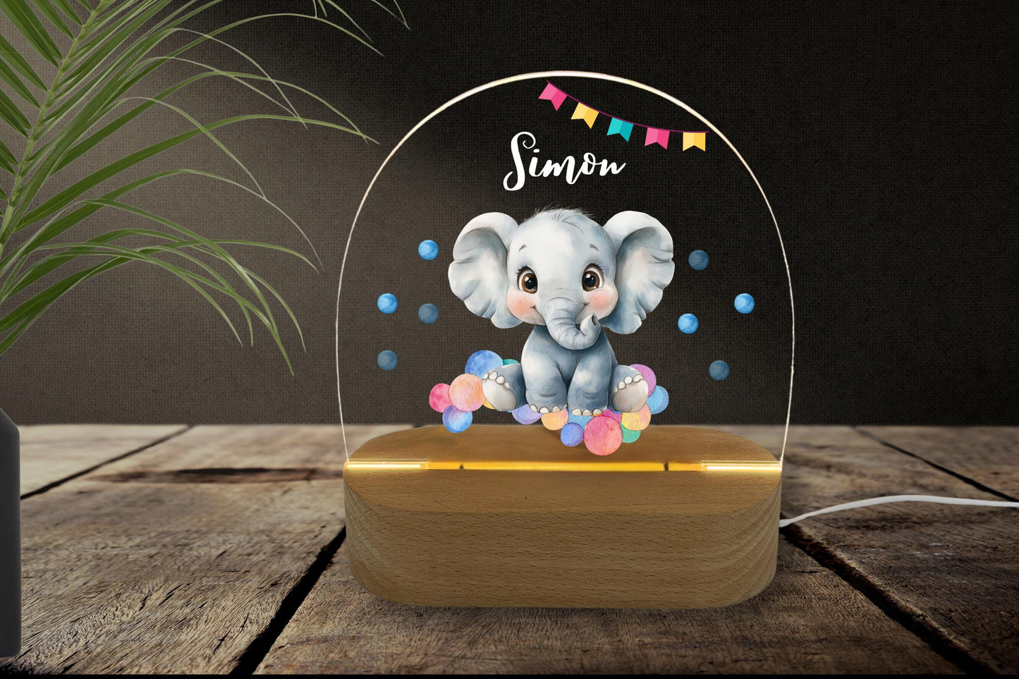 Nachtlicht Elefant bubble