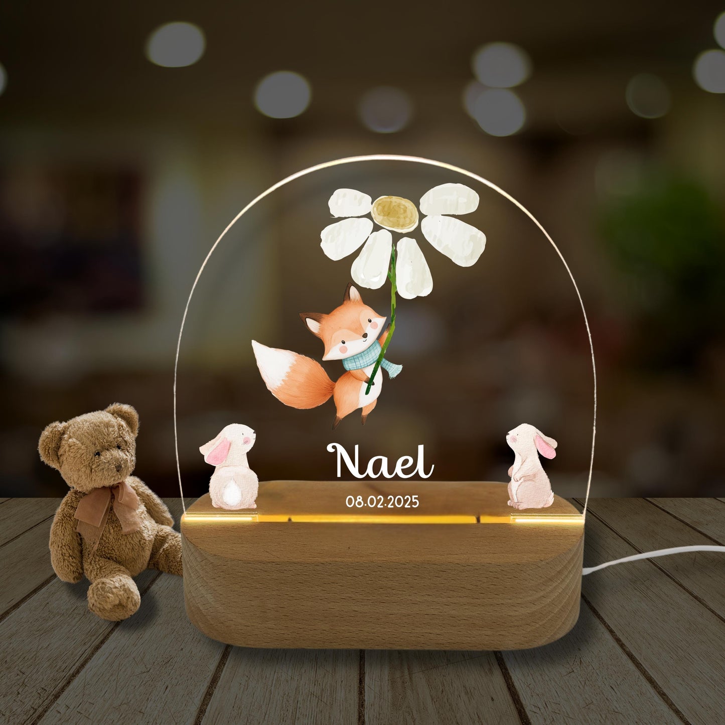 Nachtlicht Eichhörnchen