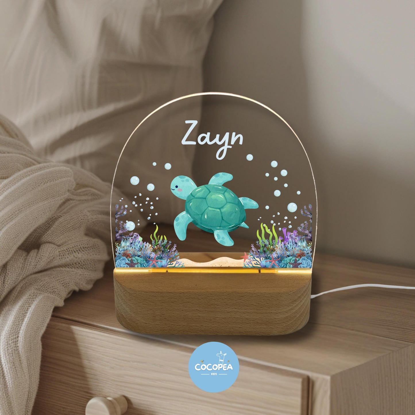 Nachtlicht Meerestraum Schildkröte