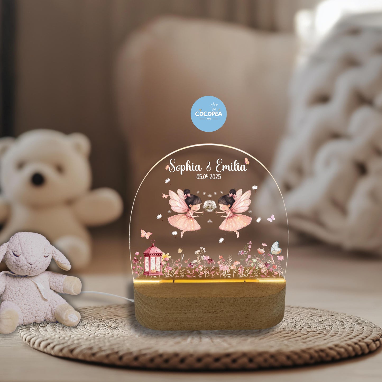 Nachtlicht Zwillinge Edition: Zauberhafte Feen