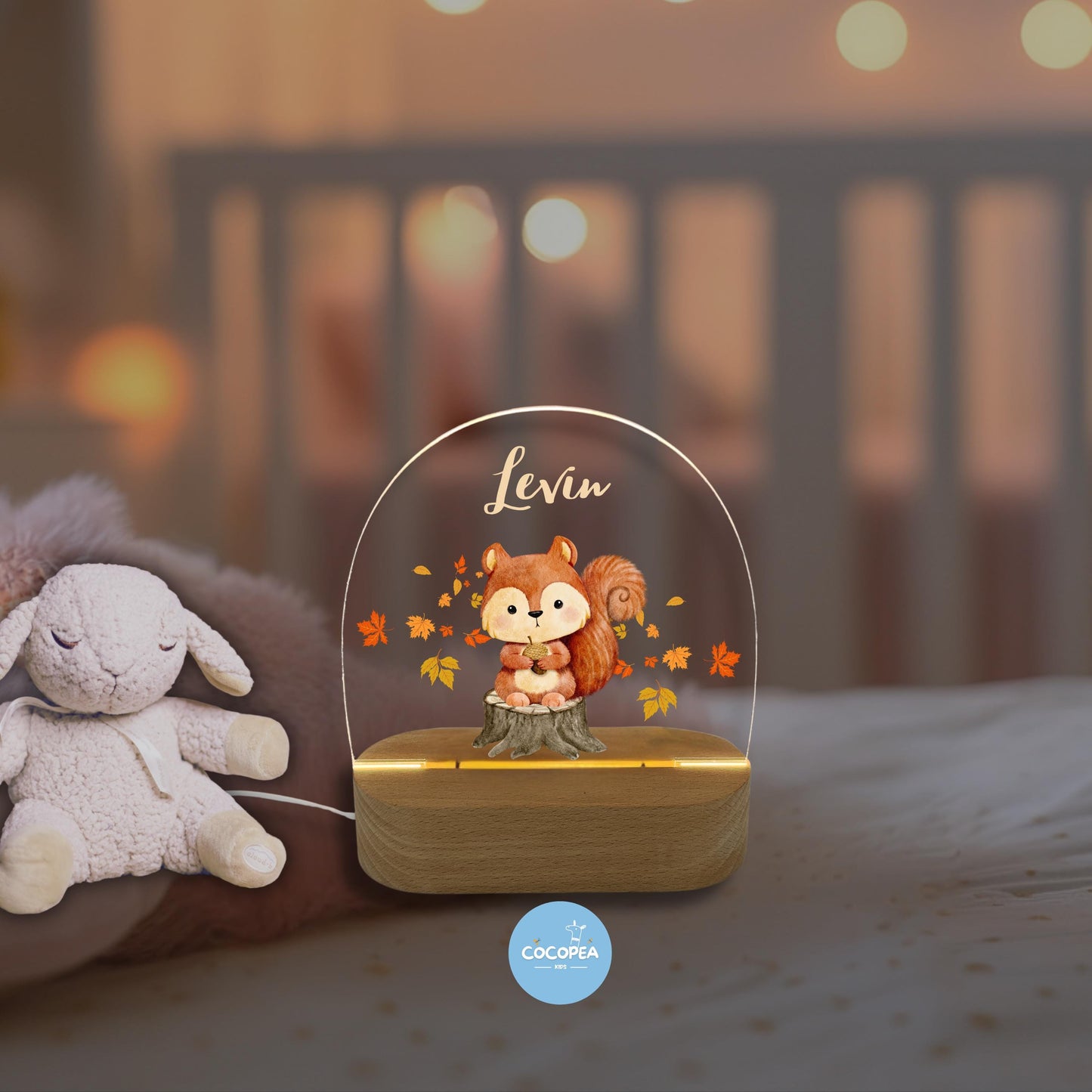 Nachtlicht Eichhörchen