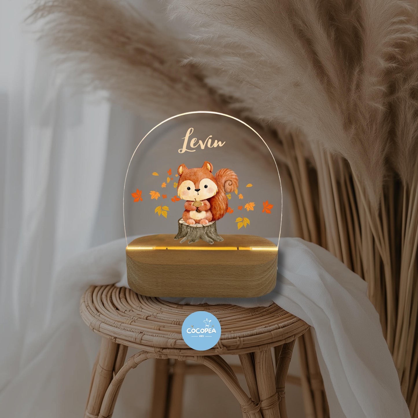 Nachtlicht Eichhörchen