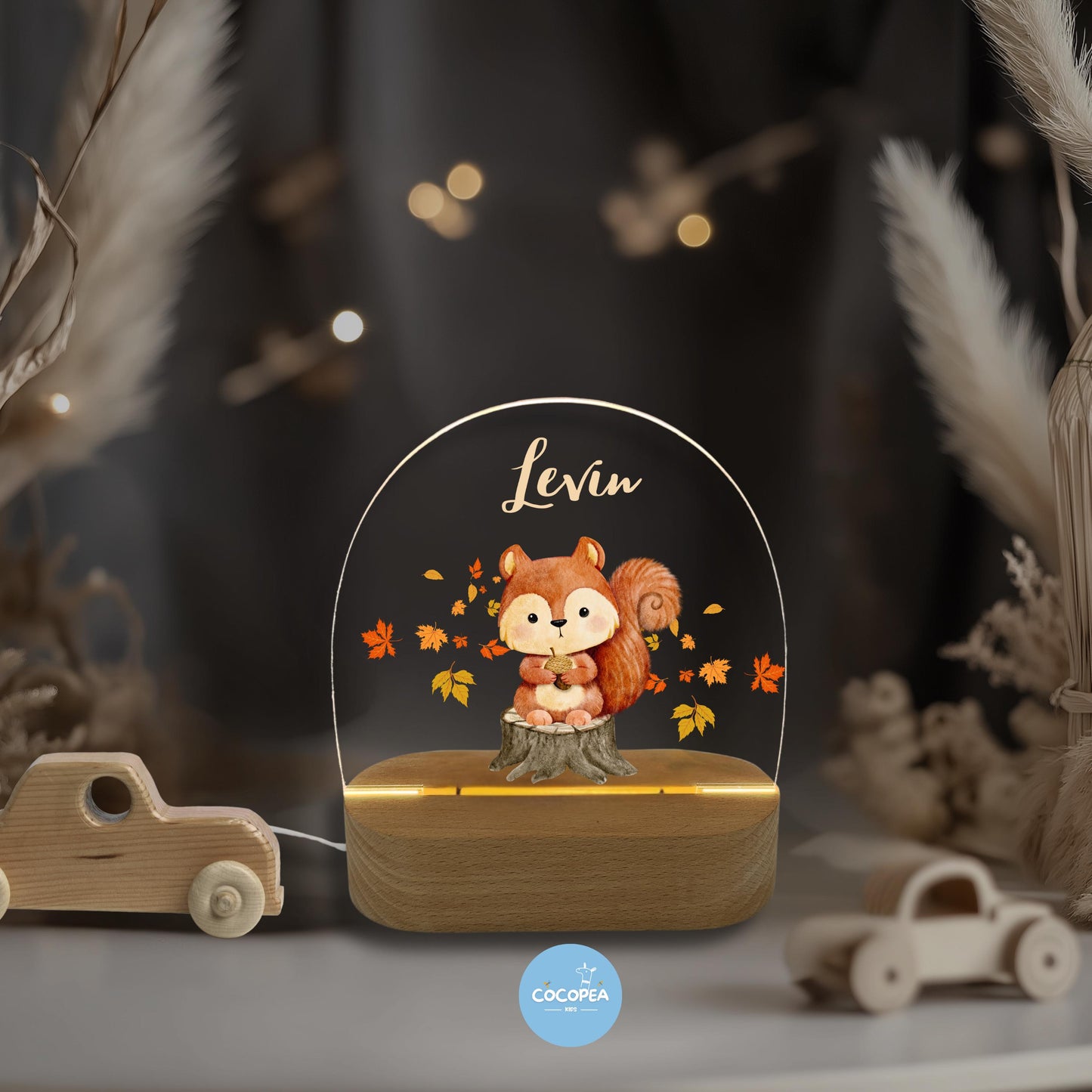 Nachtlicht Eichhörchen