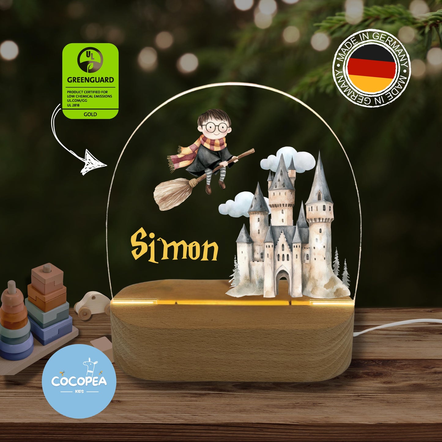 Nachtlicht Magischer Flug