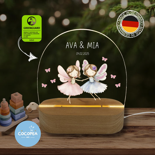 Nachtlicht Zwillinge Edition: Fairy Butterfly