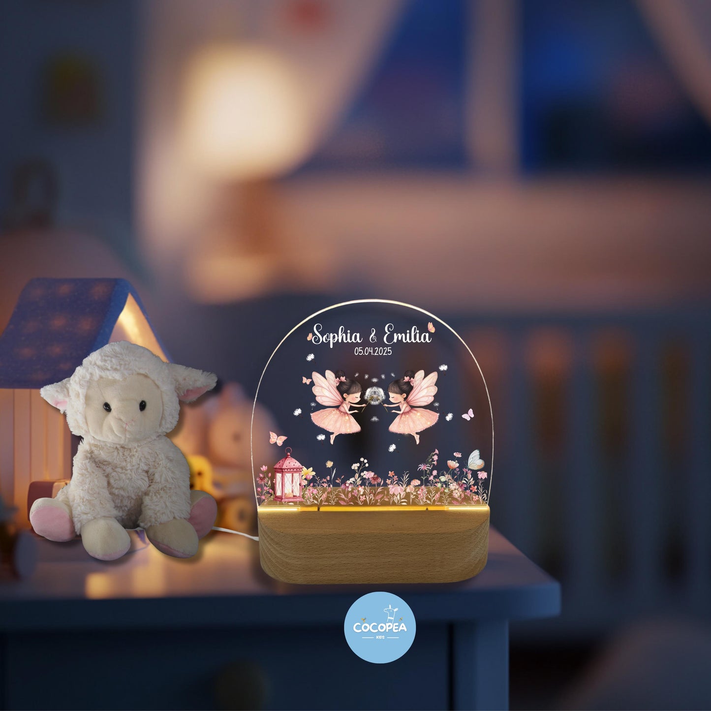 Nachtlicht Zwillinge Edition: Zauberhafte Feen